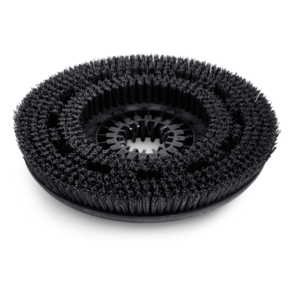 Ščetka v obliki krožnika, trda, črna, 430 mm slika