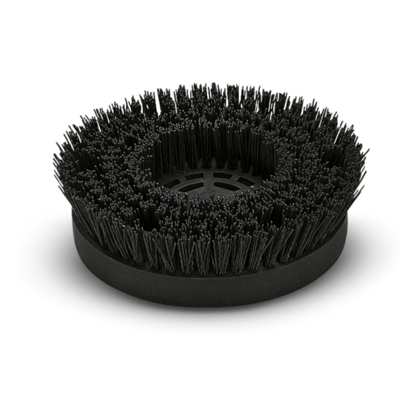 Ščetka v obliki krožnika, trda, črna, 200 mm slika