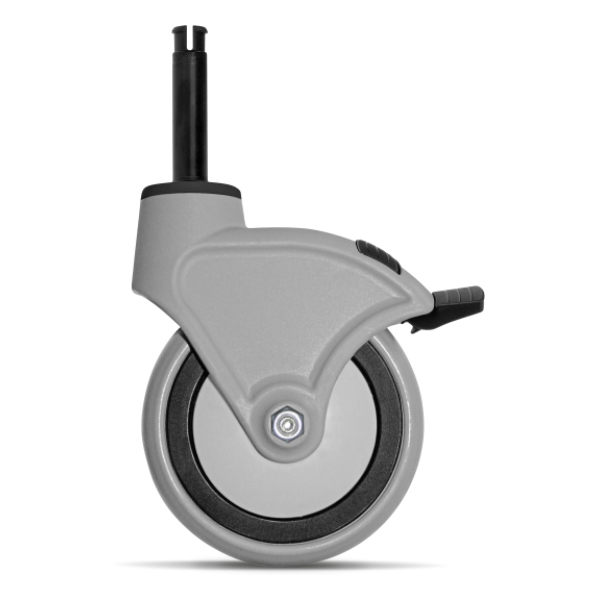 Wheel rotatable with brake slika